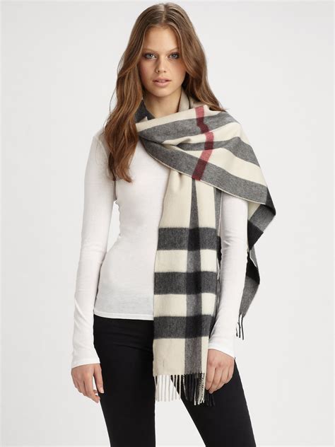 ladies burberry cashmere scarf|Burberry check wool scarf.